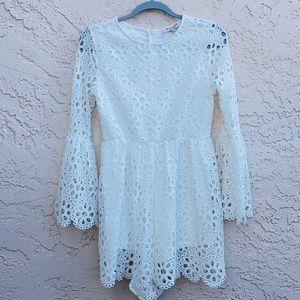 Free Generation Eyelet Romper Dress